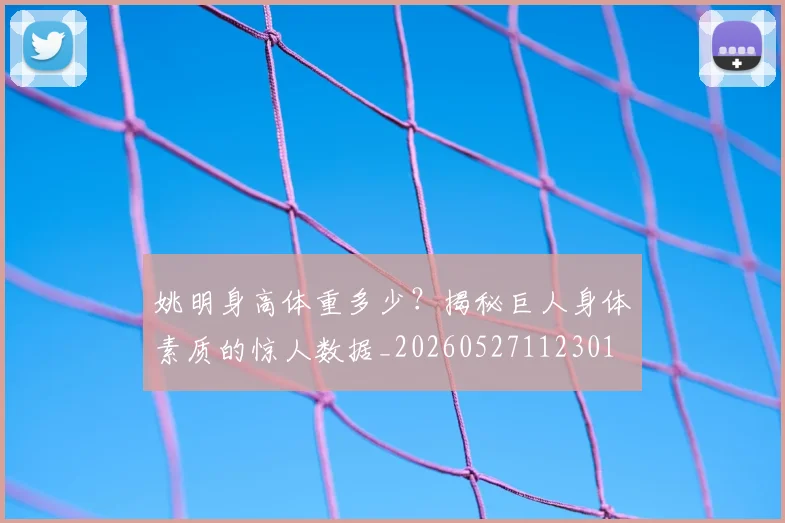 姚明身高体重多少?揭秘巨人身体素质的惊人数据_20260527112301