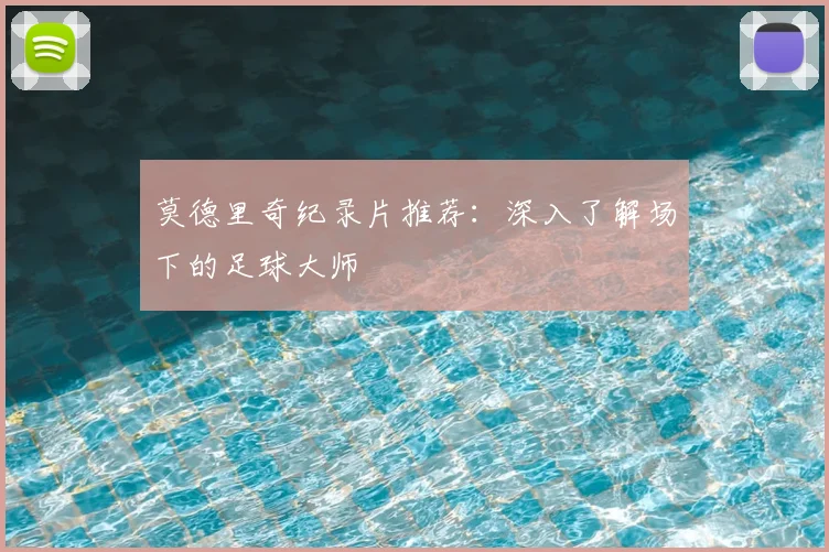 莫德里奇纪录片推荐:深入了解场下的足球大师